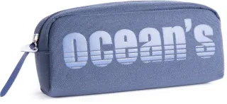 Oceans Wave California Estuche de 1 Cremallera - Tirador Ergonomico - Color Azul
