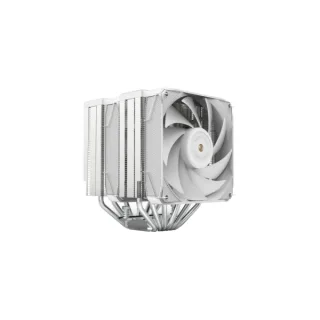 Mars Gaming MCPU-XU6 Disipador CPU con 350W de Potencia - Ventilador PWM de 120mm - 6 Heatpipes HCT - Aletas de Aluminio - Color Blanco