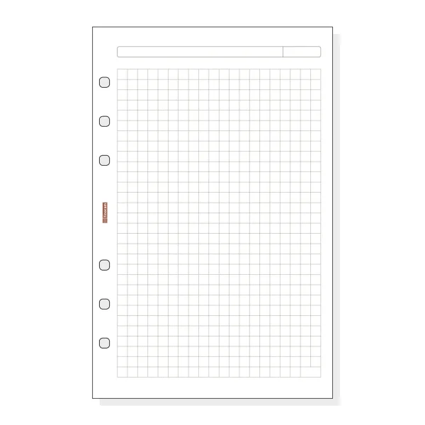 Finocam R540 Recambio para Agendas Open - Cuadriculado - Formato 500 - 117x5x181mm - Color Blanco
