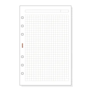 Finocam R540 Recambio para Agendas Open - Cuadriculado - Formato 500 - 117x5x181mm - Color Blanco