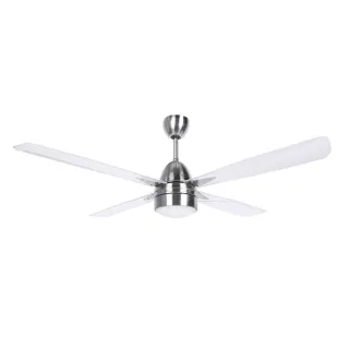 Orbegozo CP 71132 Ventilador de Techo Inoxidable - Potente y Decorativo - Sistema de Ventilacion Reversible - 3 Velocidades - Mando a Distancia