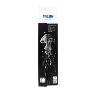 Milan Art Lapices Dibujo - Mina Gruesa Blanca - Redondo de 4mm - Color Blanco · Pack de 3 uds.