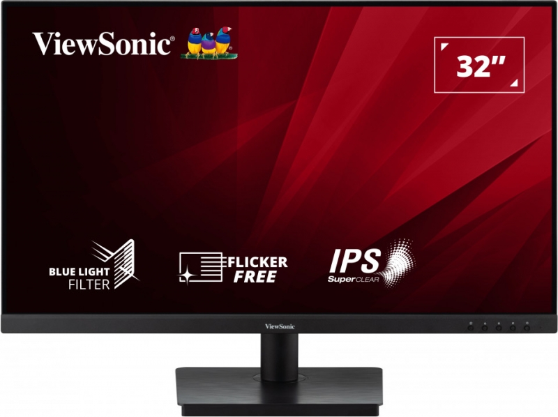 Viewsonic Monitor 31.5" VA3209-2K-MHD LED IPS 2K - 75Hz - Respuesta 4ms - Angulo de Vision 178º - 21:9 - DisplayPort - 2xHDMI - Altavoces - VESA 100x100 - Color Negro