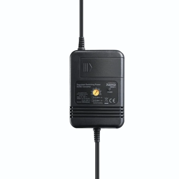 Hama Fuente de Alimentacion para Coche 24W - Voltaje Variable - Color Negro