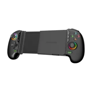 Mars Gaming MGPXPRO Gamepad Multiplataforma - Bluetooth - Autonomia hasta 10h - Vibracion Dual - Bateria 1000mAh - Cable USB-C de 1m - Smartphones hasta 7" - 210x110x53mm - Color Negro