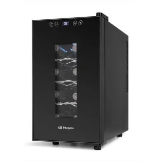 Orbegozo VT 830 Vinoteca Compacta - Conserva y Disfruta del Vino en Casa - Capacidad para 8 Botellas - Control Electronico de Temperatura - Diseño Elegante y Moderno - Silenciosa y sin Vibra