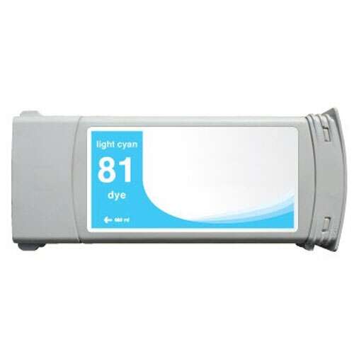 Generico HP 81 Cyan Light Cartucho de Tinta - Reemplaza C4934A