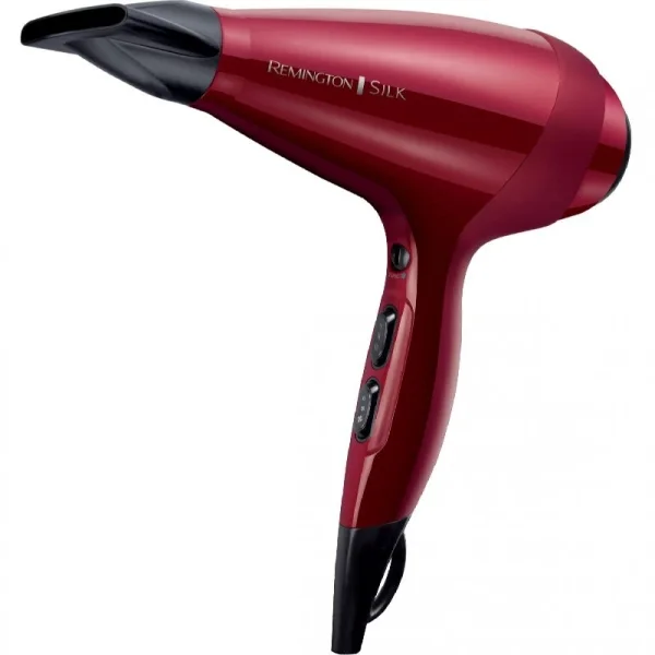 Remington AC Silk Secador de Pelo 2400W - Tencologia Ionica - 3 Termperaturas 2 Velocidades - Motor AC Profesional