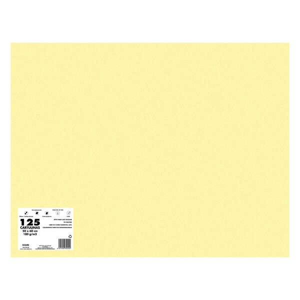 Dohe Cartulinas de Colores de 180 G/M2 - PH Neutro - Libres de Cloro Elemental - Colorantes Directos Biodegradables - para Impresion Offset, Inyeccion de Tinta, Laser, Fotocopiadoras - Paque