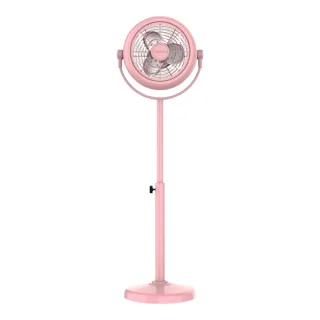 Cecotec EnergySilence 250 ClassicStyle Ventilador de Pie con 3 Aspas - 25W - Diametro de 10" - Inclinacion Ajustable - 2 Velocidades - Elegante y Minimalista - Rejilla Protectora - Color Ros