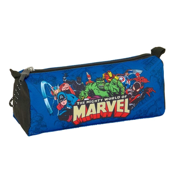 Safta Avengers Portatodo - Cremallera - 1.20L - 210x70x80mm - Color Azul Oscuro