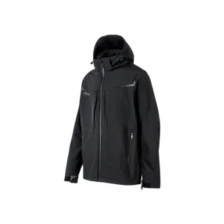 Upower Verve Chaqueta Tecnica Softshell - Talla 2XL - Interior Micro-Fleece con Grafeno, Capucha Desmontable, Repelente al Agua, Detalles Reflectantes, Multiples Bolsillos con Cremallera - C