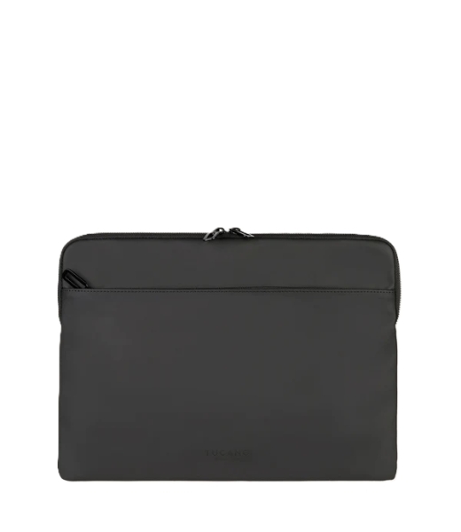 Tucano Gommo Sleeve Funda Portatil 15,6" - Material Engomado Impermeable - Bolsillo para Accesorios - Color Negro