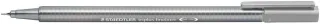 Staedtler Triplus Fineliner 334 Rotulador de Punta Fina - Trazo de 0.3mm - Tinta Base de Agua - Color Gris Plata · Pack de 10 uds.