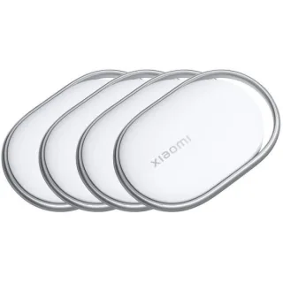 Xiaomi Tag Pack 4 Localizador Bluetooth Inteligente - Compatible con Google Find My Device - Rastreador Antiperdida para Llaves y Objetos - IP67 - Bateria CR2032 Reemplazable - Diseño Compac