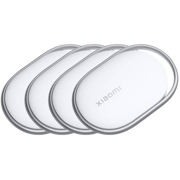Xiaomi Tag Pack 4 Localizador Bluetooth Inteligente - Compatible con Google Find My Device - Rastreador Antiperdida para Llaves y Objetos - IP67 - Bateria CR2032 Reemplazable - Diseño Compac