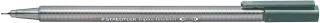 Staedtler Triplus Fineliner 334 Rotulador de Punta Fina - Trazo de 0.3mm - Tinta Base de Agua - Color Gris Calido · Pack de 10 uds.