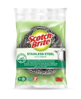 Scotch-Brite Estropajo de Acero Inoxidable - Color Gris Metalizado