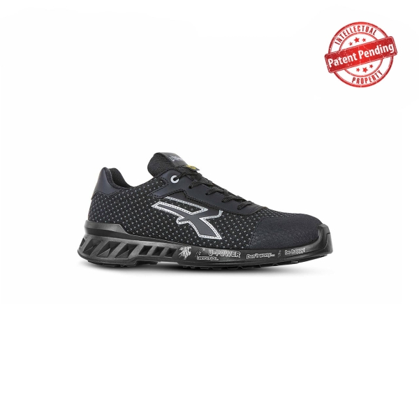 Upower Logan S ESD Calzado de Seguridad Bajos - Talla 35 - Sistema Anti-Perforacion, Suela Antideslizante, Proteccion Frio, Parte Superior Resistente, Plantilla Antibacteriana, Clase S3S CI