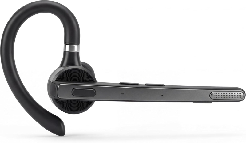 Axtel BT45 Auricular con Microfono Bluetooth - 10 Horas de Autonomia en Conversacion - Cancelacion de Ruido - Estuche de Carga con Pantalla