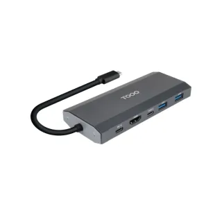 Tooq Caja Externa+HUB M.2 NGFF/NVMe USB3.2 Gen2