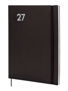 Finocam Dynamic Mara Agenda Profesional - Anual 2027 - Semana Vista Vertical - Formato Y12 - 210x270mm - Goma Elastica - Tapa Blanda de PU - Esquinas Microperforadas - Papel de 80g/m2 - Colo