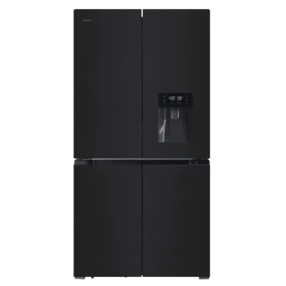 Cecotec Bolero CoolMarket 4D 564 Glass E Frigorifico Americano 4 Puertas - 564L - Total Nofrost - Dispensador de Agua - Congelacion Ultrarapida - Frio Envolvente - Clase E - 183x91cm - Color