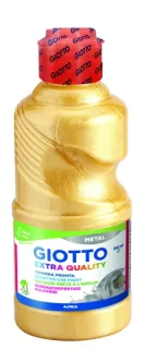 Giotto Extra Quality Metal Tempera - 250ml - Lispa para el Uso - Botella Bio Pet - Color Oro