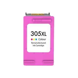 Remanufacturado HP 305XL Color Cartucho de Tinta - Muestra Nivel de Tinta - Reemplaza 3YM63AE/3YM60AE (Chip reforzado contra actualizaciones)