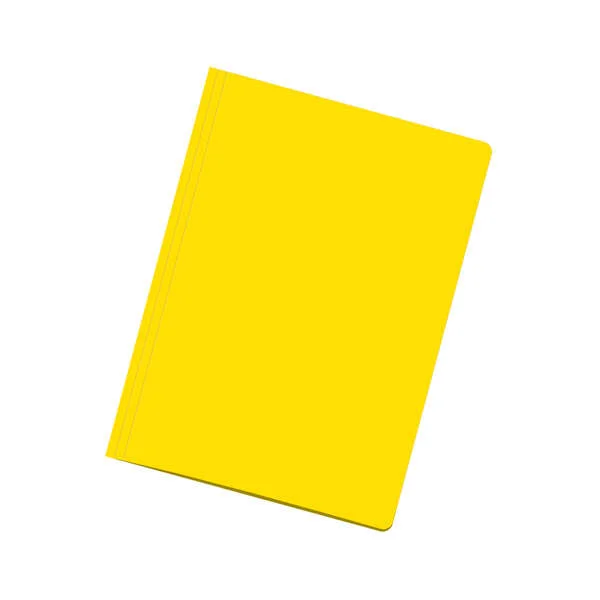 Dohe Pack de 50 Subcarpetas de Cartulina de 180gr A4 - Con Ranura para Fastener - Resistente y Duradera - Ideal para Organizar Documentos - Color Amarillo