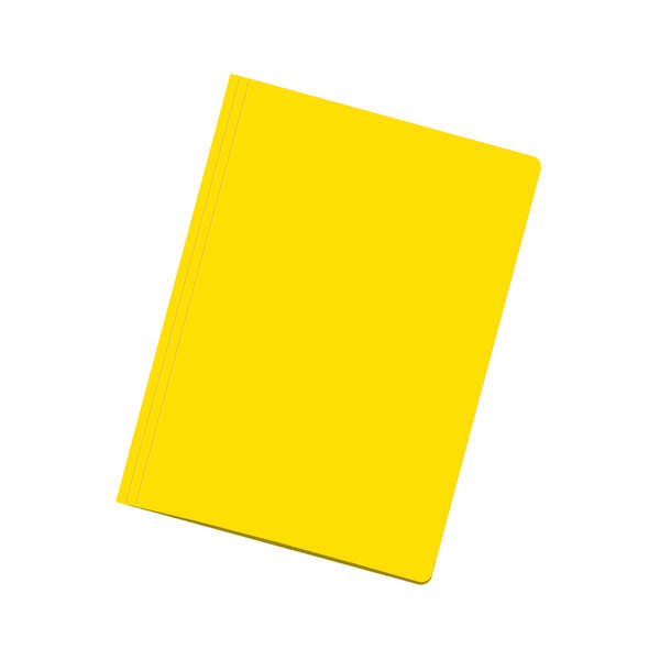 Dohe Pack de 50 Subcarpetas de Cartulina de 180gr A4 - Con Ranura para Fastener - Resistente y Duradera - Ideal para Organizar Documentos - Color Amarillo