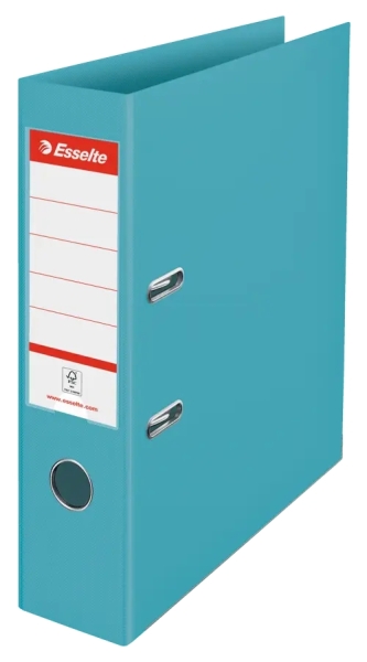 Esselte Colour'Breeze Archivador de Palanca A4 - Lomo 75mm - Ollao y Rado - Capacidad para 500 Hojas - Color Azul