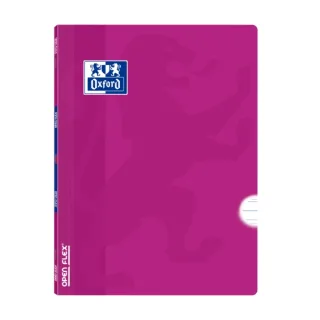 Oxford School Classic Openflex A4 - Tapa de Plastico Resistente - Libreta Grapada con Pauta 3.5 y Margen - 48 Hojas - Color Lila · Pack de 10 uds.