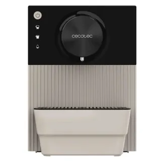 Cecotec Cremmaet Cube Beige Cafetera Superautomatica - 19bar - Deposito de 1.1L - Sistema de Prensado y Pre-Infusion - Sistema Thermoblock - Pantalla Tactil - Termoblock - Deposito de Cafe d