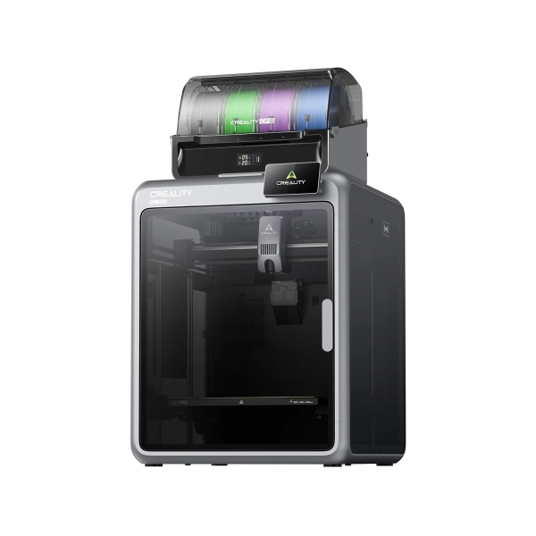 Creality K2 Pro Combo Impresora 3D Cerrada + Unidad CFS - Volumen 30x30x30cm - Impresion de Alta Velocidad de 600mm/s - Doble Camara con IA - USB, Ethernet, WiFi