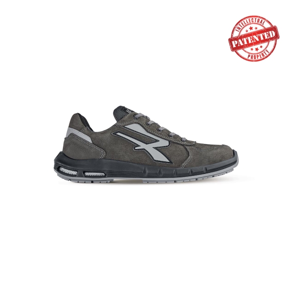 Upower Avion Plus S ESD Calzado de Seguridad Altos - Talla 35 - Cuero Nubuck Resistente, Puntera de Aluminio, Hidrofugos, Antiarrugas, Suela Antideslizante, Proteccion S3S CI FO SR - Color G