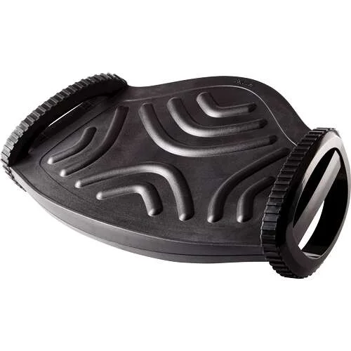 Fellowes Smart Rocker Reposapies - Doble Base Circular - Ayuda a una Correcta Circulacion - Superficie Efecto Masaje - Color Negro