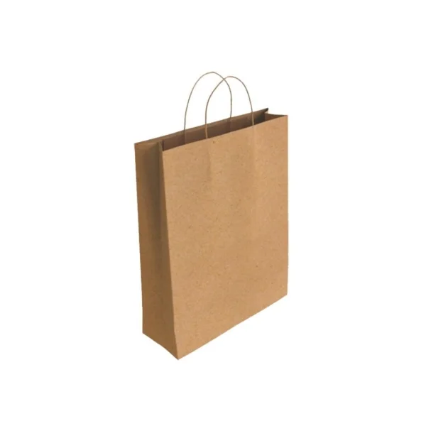 Bismark Bolsa de Papel Kraft - Medidas 37x12x27cm - Color Marron · Pack de 25 uds.