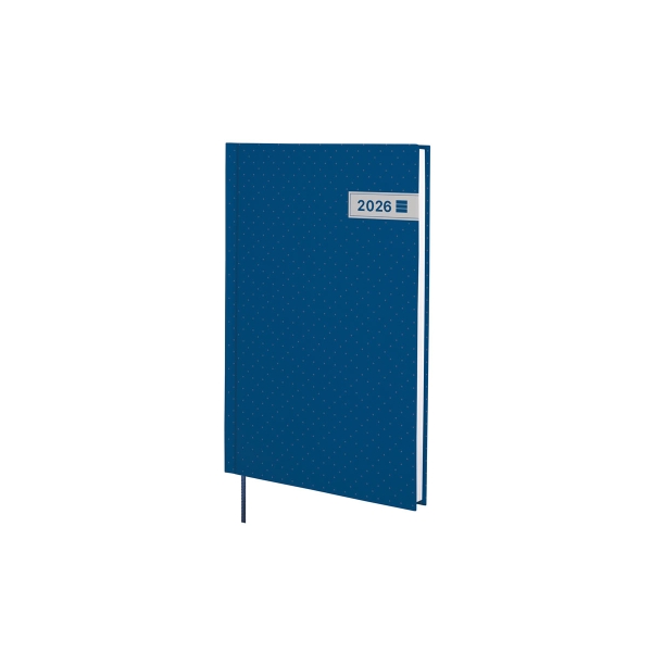 Finocam Dynamic Porto Agenda - Anual 2026 - Sin Cierre - Formato Y10 - 145x12x210mm - Semana Vista en Vertical - Color Azul