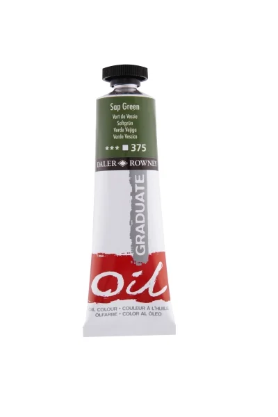 Daler Rowney Graduate Pintura al Oleo - Tubo de Aluminio - 38ml - Color Verde Vejiga