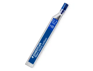 Staedtler Mars Micro Minas para Portaminas 0.7mm HB - Fuertes y Duraderas - Sin PVC - Apta para la Mayoria de Portaminas · Pack de 12 uds.