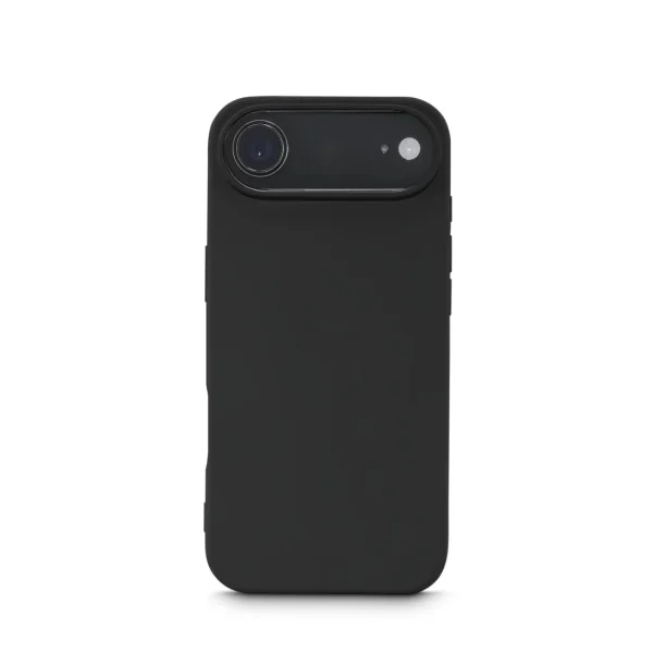 Hama Fantastic Feel Funda para iPhone Air - Antiadherente Anti-Suciedad - Poliuretano Termoplastico - Bordes Elevados - Color Negro