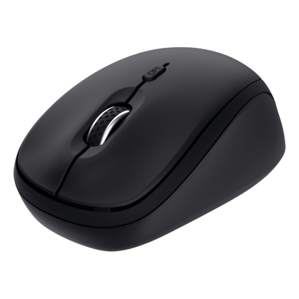 Trust Raton Inalambrico Bluetooth 1600dpi - 3 Botones - Uso Ambidiestro - 3 dispositivos - Color Negro