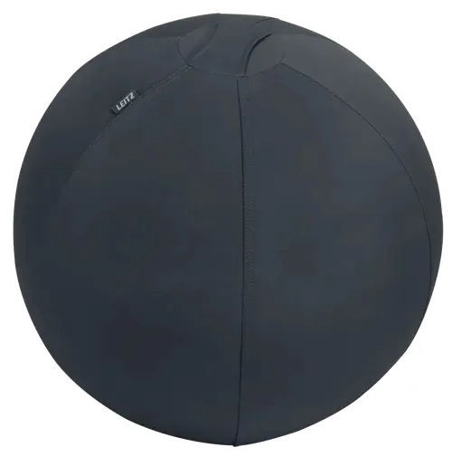 Leitz Ergo Active Balon de Asiento Antideslizante 55cm - Asa de Transporte Resistente - Carga Maxima de 120kg - Funda Lavable - Color Gris Oscuro