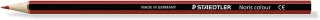 Staedtler Noris Colour 185 Lapiz Hexagonal de Color - Resistencia a la Rotura - Material Wopex - Color Rojo Claro · Pack de 12 uds.