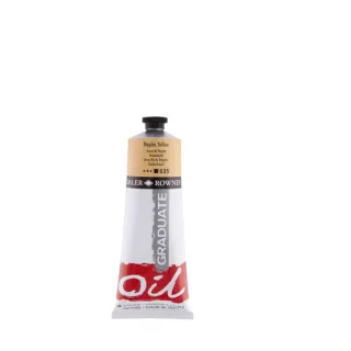 Daler Rowney Graduate Pintura al Oleo - Tubo de Aluminio - 220ml - Color Amarillo de Napoles