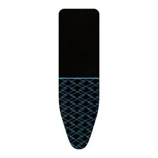 Cecotec StrongBoard 400 Borneo Funda para Tabla de Planchar - Algodon 100% - Mejora Transpiracion - Espesor 4mm - Proteccion Ignifuga - Ajustable - Color Negro