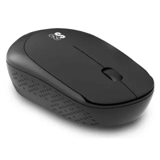 Subblim Raton Inalambrico Business Plus Silencioso - Diseño Ergonomico y Plano - Conexion Inalambrica - Tecnologia Silent Click - Resolucion de hasta 1200dpi - Alcance Inalambrico de 10m - C