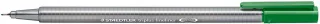 Staedtler Triplus Fineliner 334 Rotulador de Punta Fina - Trazo de 0.3mm - Tinta Base de Agua - Color Verde Savia · Pack de 10 uds.
