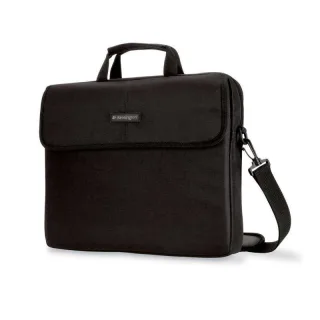 Kensington SP10 Classic Bolsa de Transporte para Portatil hasta 15.6" - Neopreno Alta Densidad - Asa de Transporte Reforzada - Bandolera Ajustable con Zona Acolchada - Color Negro